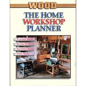 Wood Books The Home Workshop Planner Vintage Hardcover 1993